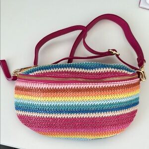 Colorful Striped Women's fanny pack